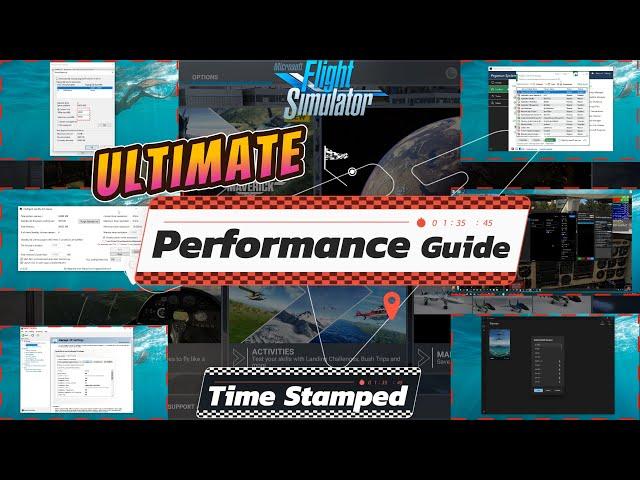 MSFS2020*Best Performance Tweaks & Settings* More Fps+, Less Stutters - Easy to follow. For PC