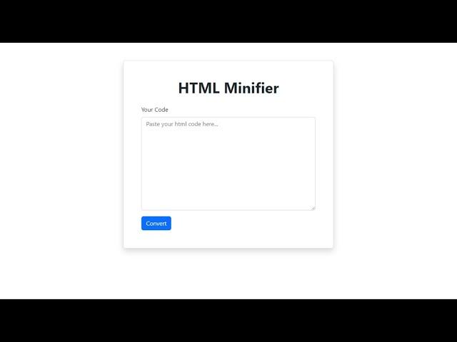 Create HTML code minifier using PHP || With Source Code || Brave Coder