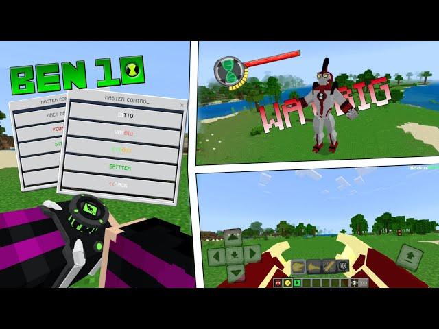 This New Ben 10 Addon Is Insane! | Ben 10 Add-on/Mods For Minecraft PE!! | (1.21.44+)