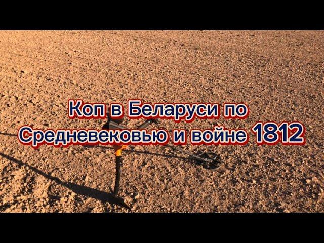 Коп в Беларуси по средневековью.Нашёл монеты 17 века,а ещё нашёл артефакт Великой армии Франции 1812