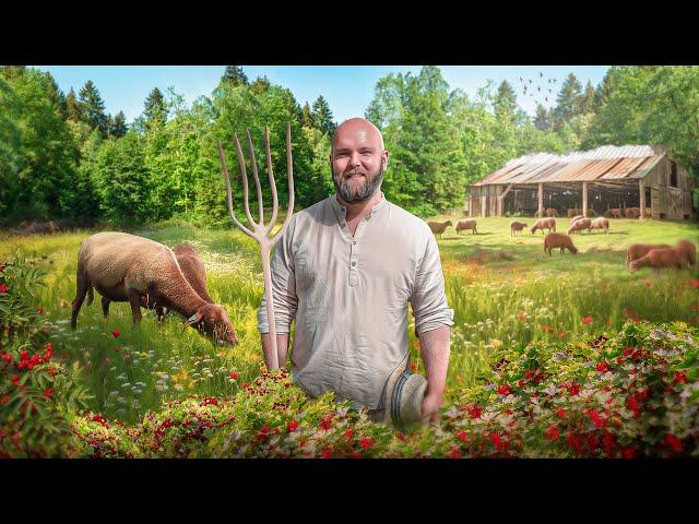 Une FERME 100% AUTONOME en EAU, VIANDE, LÉGUMES, plantes aromatiques et perpétuelles