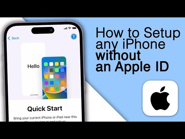 How to Setup any iPhone without an Apple ID! [2024]
