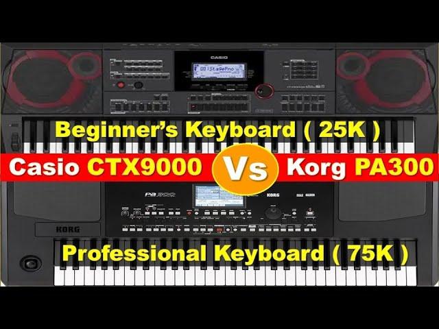 Casio Vs Korg || Entry Level Vs Professional Keyboard || Casio Tones Like Korg || Casio Edited Tone