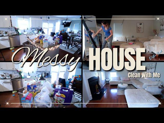 NEW!  2024 Messy House Cleaning Motivation! Kristen Leah