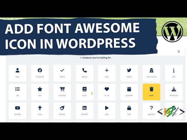 How to Add Font Awesome Icon in WordPress