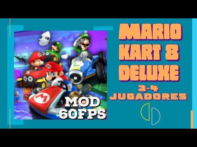 Mario kart 8 deluxe 3-4 jugadores | yuzu 60fps