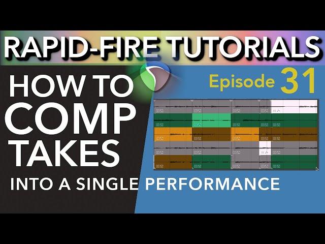 How to Comp takes in Reaper (Rapid-fire Reaper Tutorials Ep31)