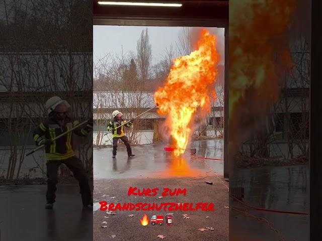 Kurs zum Brandschutzhelfer #feuerwehr #brandschutz #feuer #brand #löschen # #jigsaw #shorts #short