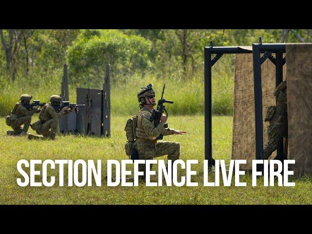 ADF | 3rd Combat Service Support Battalion Section Defence Live Fire