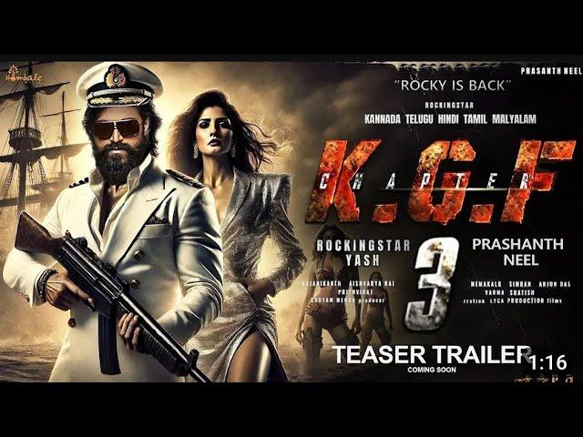 KGF (4K Quality) Full Movie | Yash Blockbuster Movie | Srinidhi Shetty, Ananth Nag, Ramachandra Raju