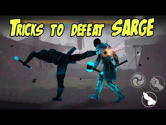 How to defeat SARGE | Shadow Fight 3 - Final boss