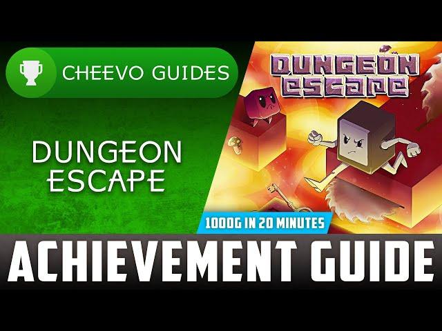 Dungeon Escape - Achievement / Trophy Guide (Xbox) **1000G IN 20 MINUTES**