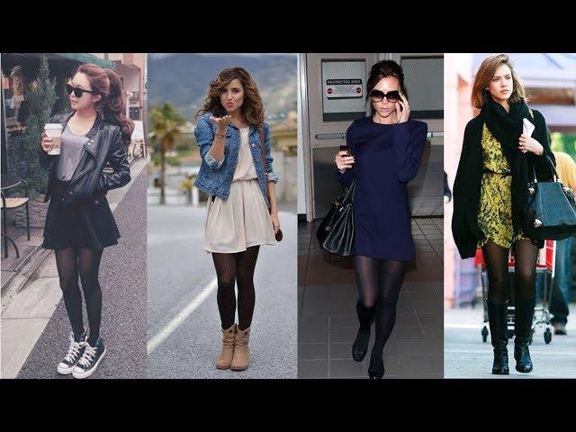 Outfits With Black Tights