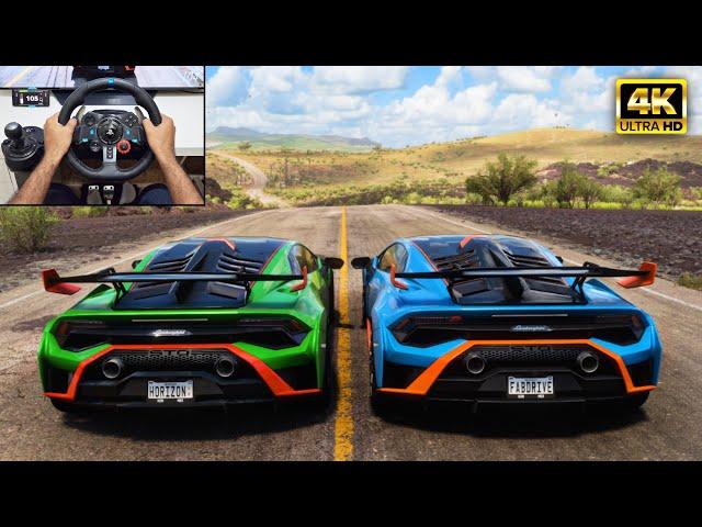 Lamborghini Huracan STO | Forza Horizon 5 | Logitech G29 Gameplay