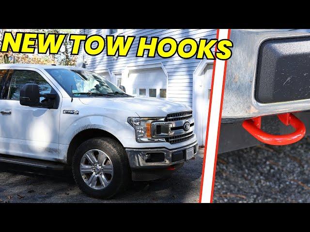 Installing NEW Tow Hooks on my F150 | Not as Easy as it Looks!