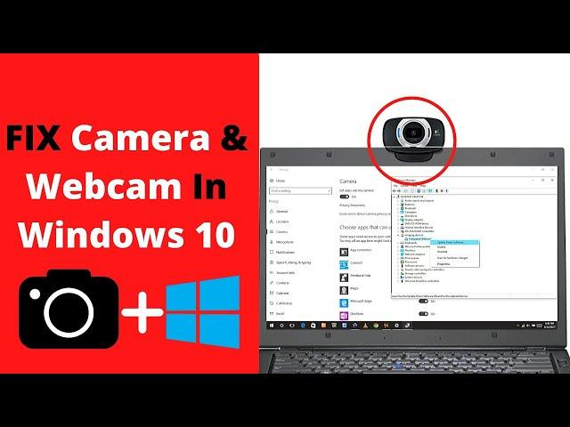 Fix Camera Not Working Windows 10 | Error 0xA00F4244 | No cameras are attached