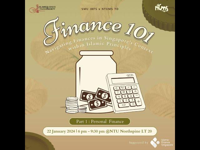 Finance 101:  Navigating Finances in Singapore's Context Within Islamic Principles with Sani Hamid