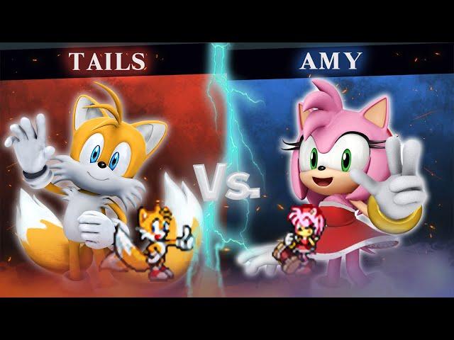 [MUGEN] Tails vs Amy (request)