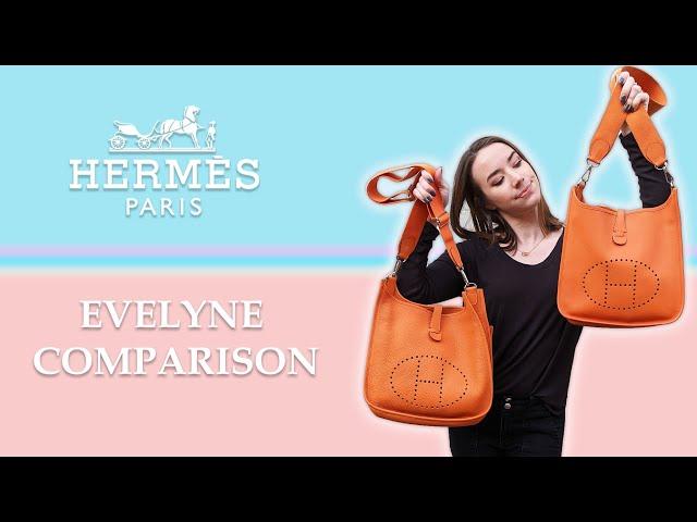 SIZE COMPARISON! Hermès Evelyne PM or GM? Mod Shots