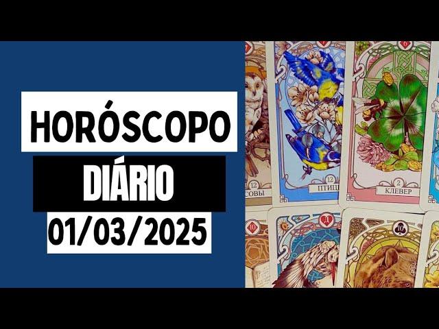  HORÓSCOPO DIÁRIO 01/03/2025 | A Magia do Tarot com Fabíola Rosa #horóscopo