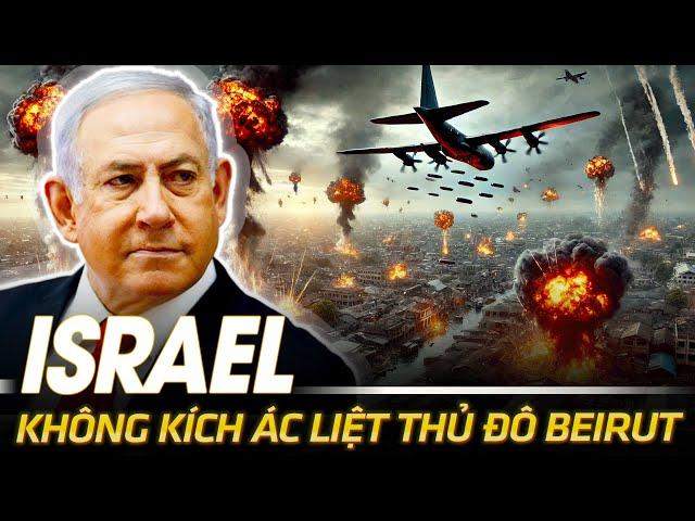 Israel không kích ác liệt thủ đô Beirut | VOVTV