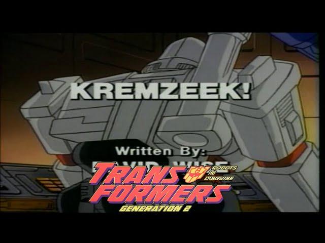 Transformers: Generation 2 [1993] S2 E4 | Kremzeek!