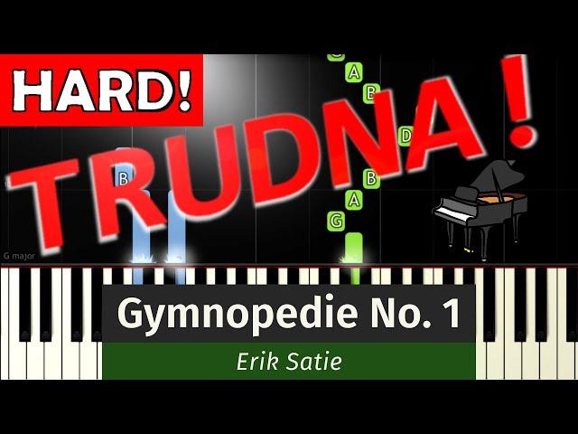  Gymnopedie (Eric Satie) - Piano Tutorial (TRUDNA! wersja)  NUTY W OPISIE 