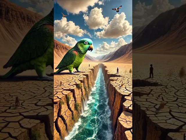 Jungle Was Dying..Until This Parrot Did the Impossible  #ai #parrot #jungle