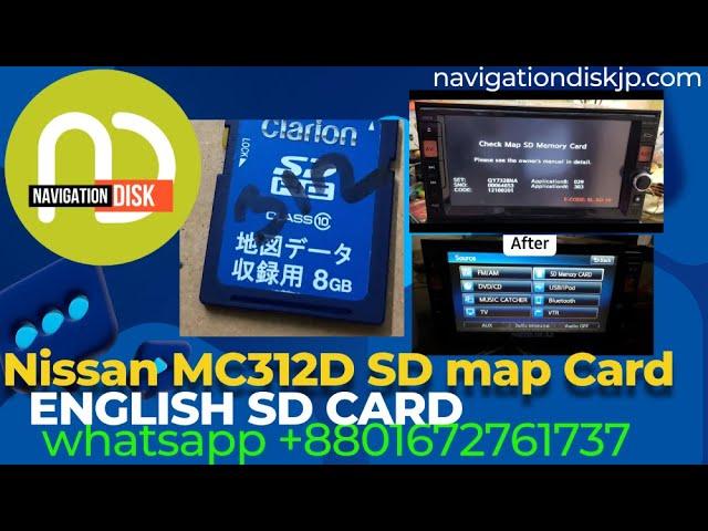 Fix NISSAN MC312D-W Japanese radio map sd card by @Navigationdisk