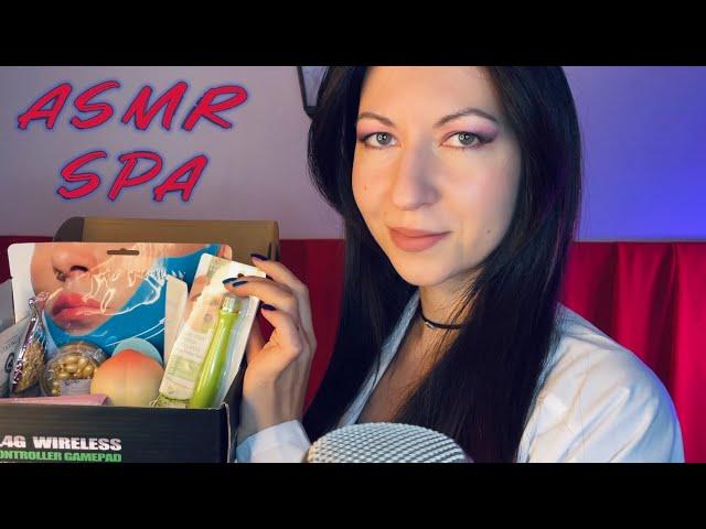 АСМР УСЫПЛЯЮЩЕЕ СПА  ‍️ Уход за кожей лица ASMR sleep spa