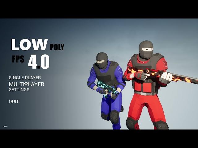 FPS Multiplayer Template v4.0 = Low Poly FPS 4.0 Free Download