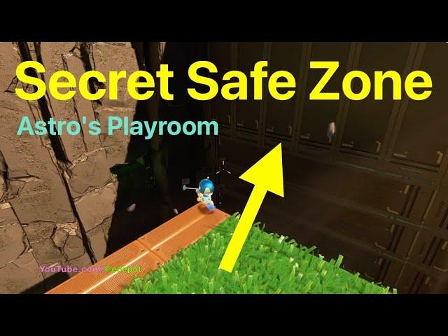 Astro's Playroom: Secret Safe Zone (and Easter Eggs)