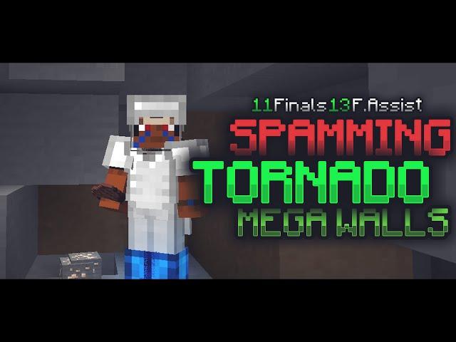 SPAMMING TORNADO IN HOLE - Mega Walls Hypixel