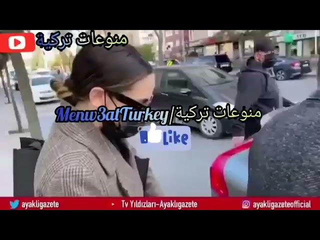 öykük arayel/لحظة خروج اويكو كارايل و زوجها من المستشفي بعد ولادتها ل ابنها رومان