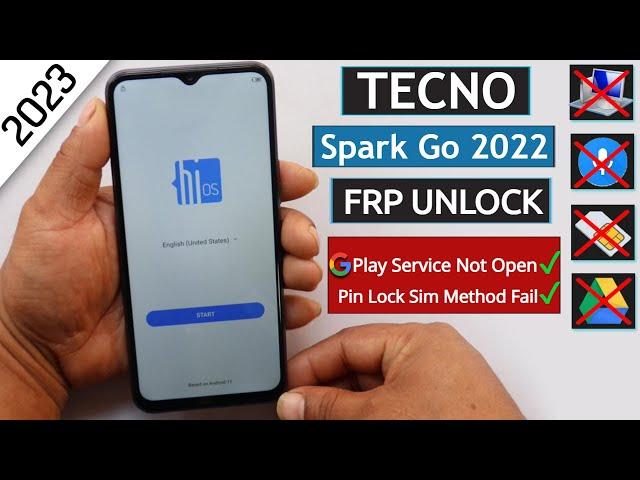 Tecno Spark Go 2022 (KG5) Frp Bypass/Unlock Without PC - Fix Android Setup Not Open - Android 11