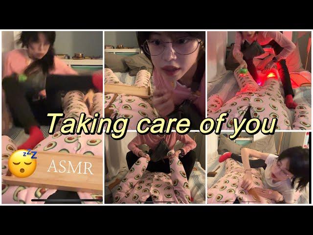 ASMR| Taking care of you (POV Full Body Massage, personal attention for sleep)