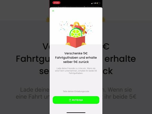 Lime promo code (gönnt euch )