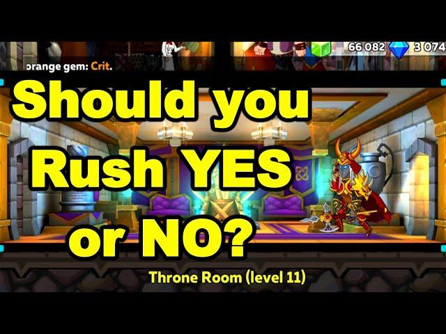 Hustle Castle Tips and Tricks - Is rushing worth it?