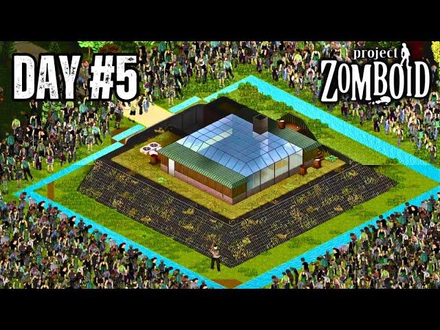 What Happens if You Survive 5 Days in This Bunker in Project Zomboid?