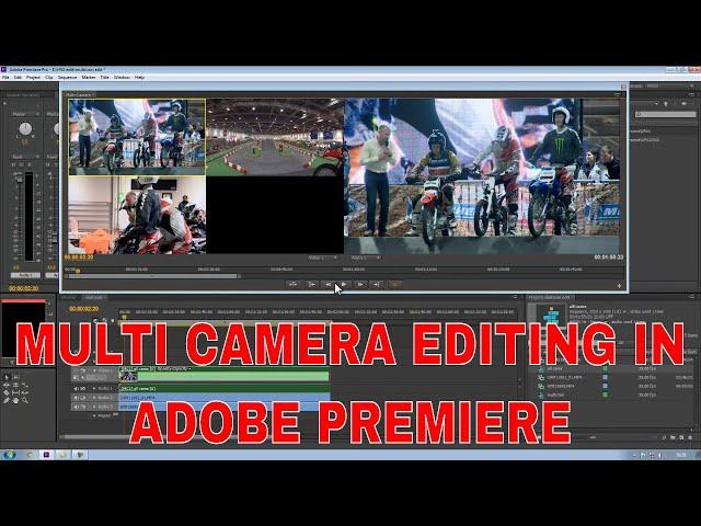 Multi-camera editing in Adobe Premiere CC