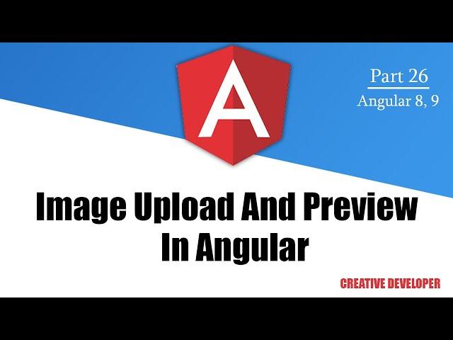 Upload image and show preview in angular || Angular || Angular Tutorial || Image Upload In Angular