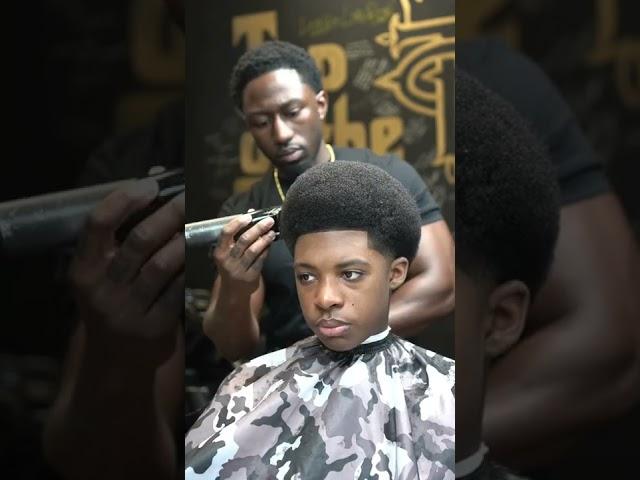 Transformation  #barber #haircut #faded #tranformation #afro