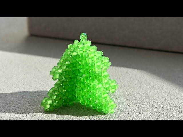 Beaded Christmas 3D Tree Tutorial 