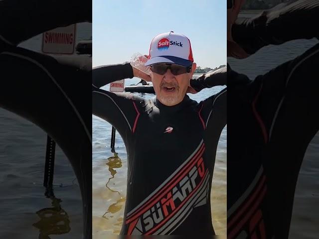 Wetsuit Hack for cold water Ironman Triathlon starts