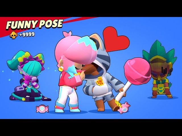 Top 100 Funny Pose of Brawler Brawl Stars