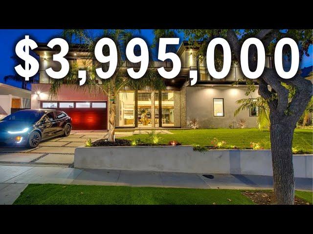 INSIDE A $3,995,000 MODERN MANSION with an INDOOR TREEHOUSE | California Mansion Tour