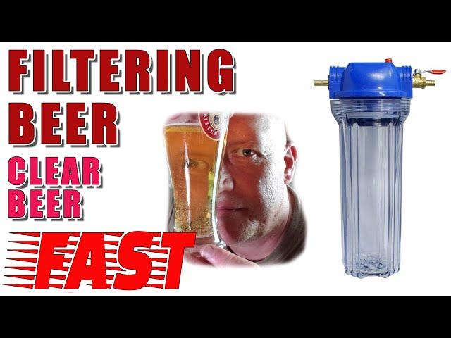 Filtering Beer -  Clear Beer FAST - 10 inch Filter - 1 Micron