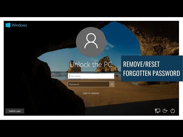 Unlock your computer without password, Remove/Reset password without restoring Windows 7, 8 and 10