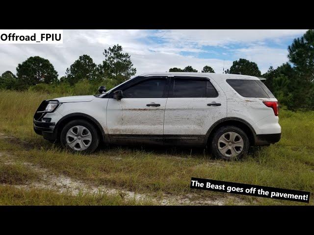 Off-Road in a Police Interceptor Utility