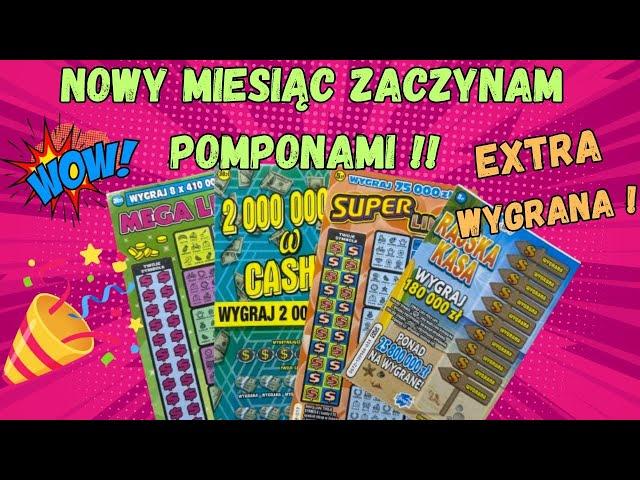 ZDRAPKI LOTTOWOW ! PIĘKNY POCZĄTEK MIESIĄCA ! #zdrapki #wygrana #lottery #scratchcards #lotto